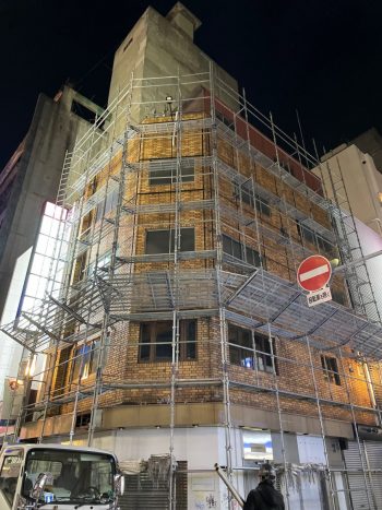 大阪市中央区 足場組立工事